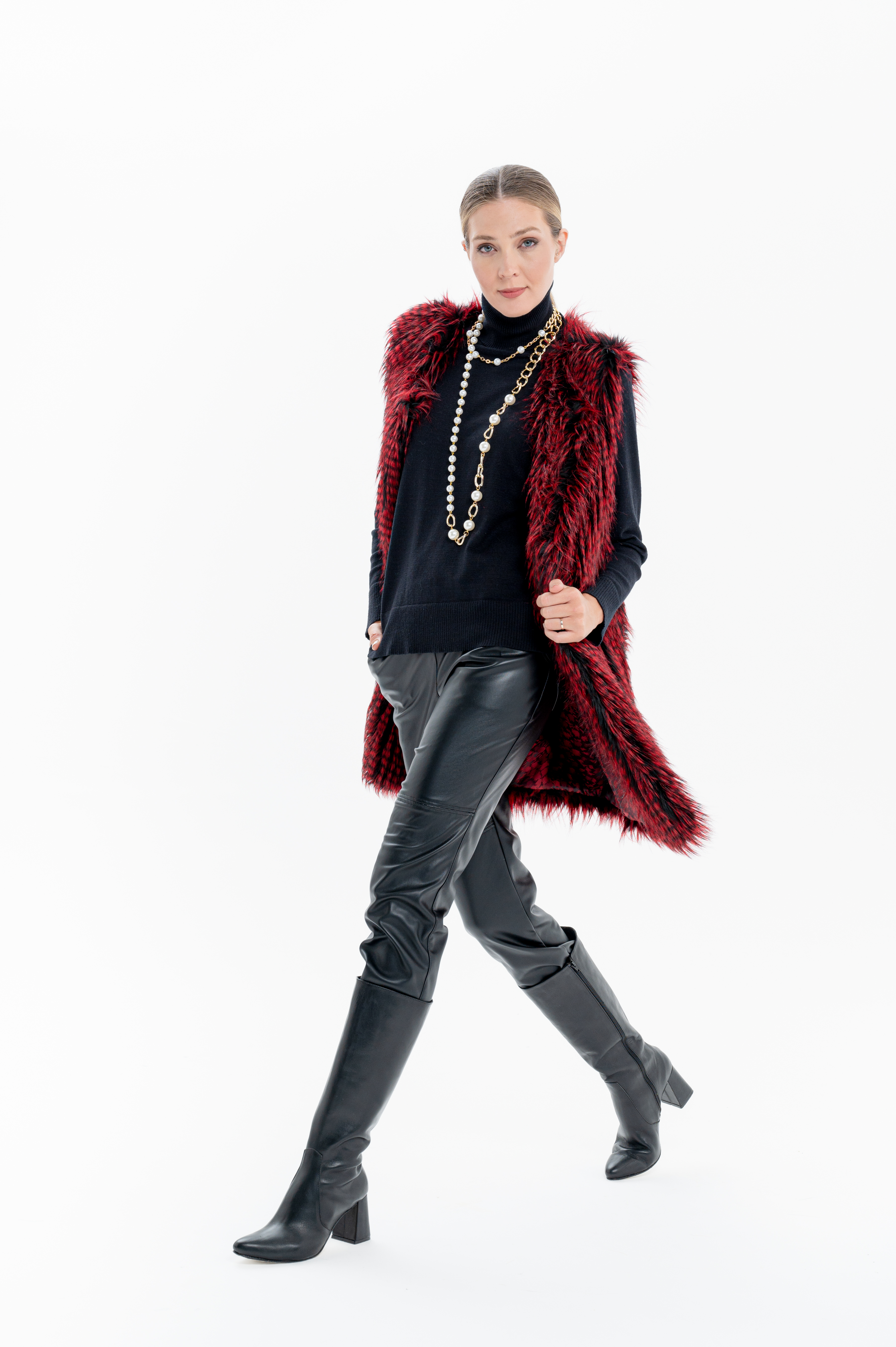 CHALECO LARGO GLAM