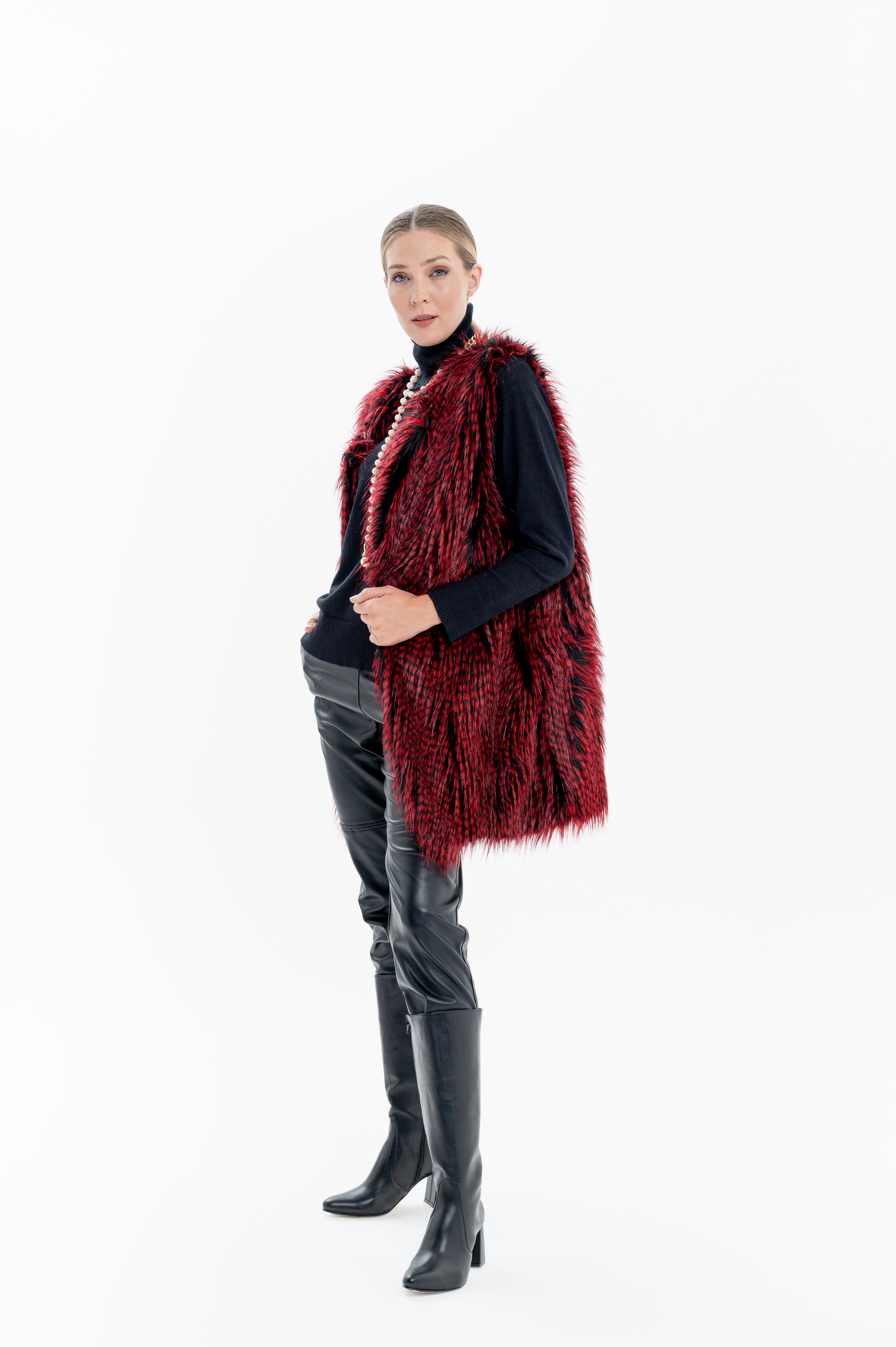 CHALECO LARGO GLAM