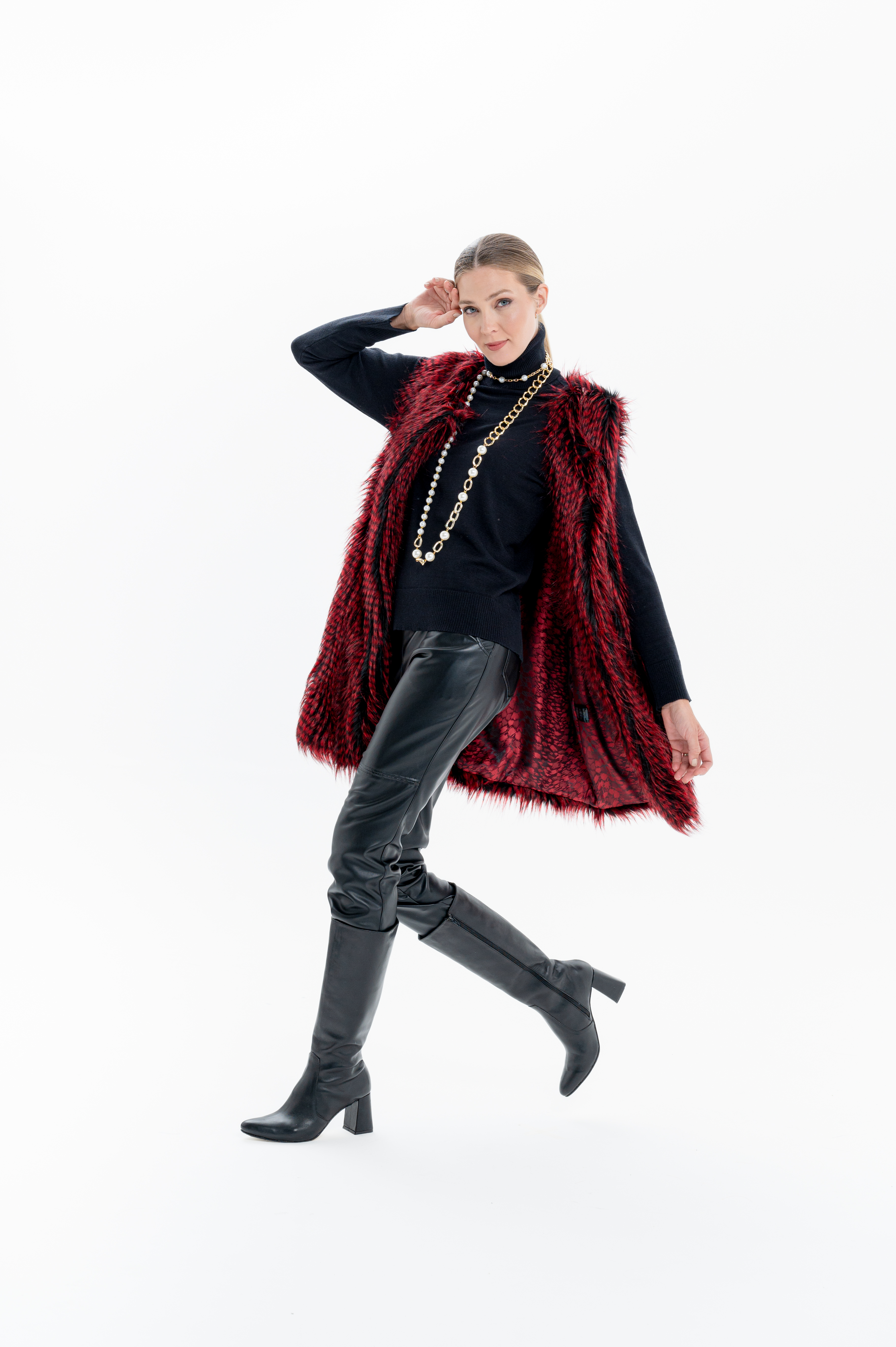 CHALECO LARGO GLAM