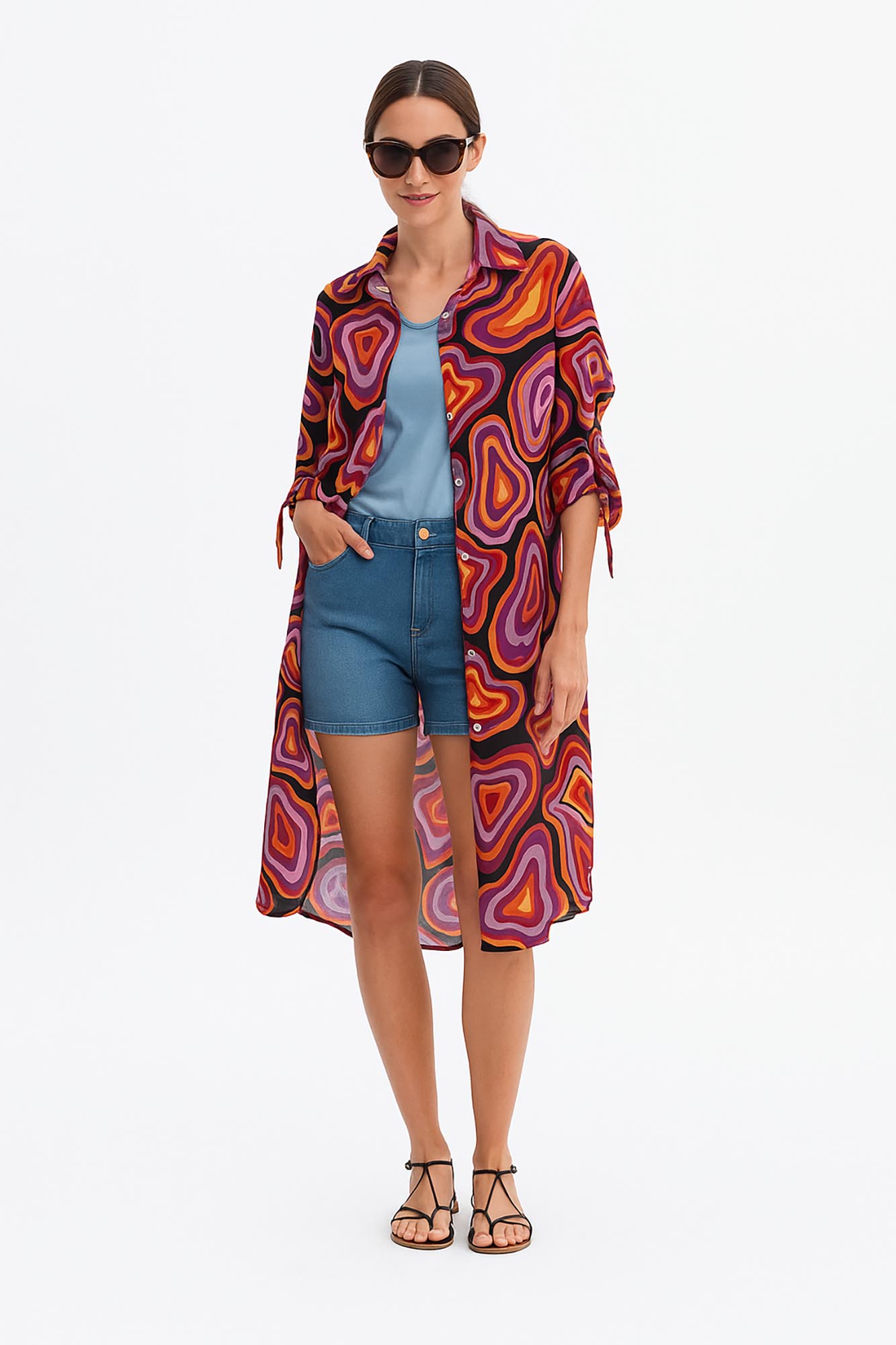 CHEMISSE FLOWER POWER