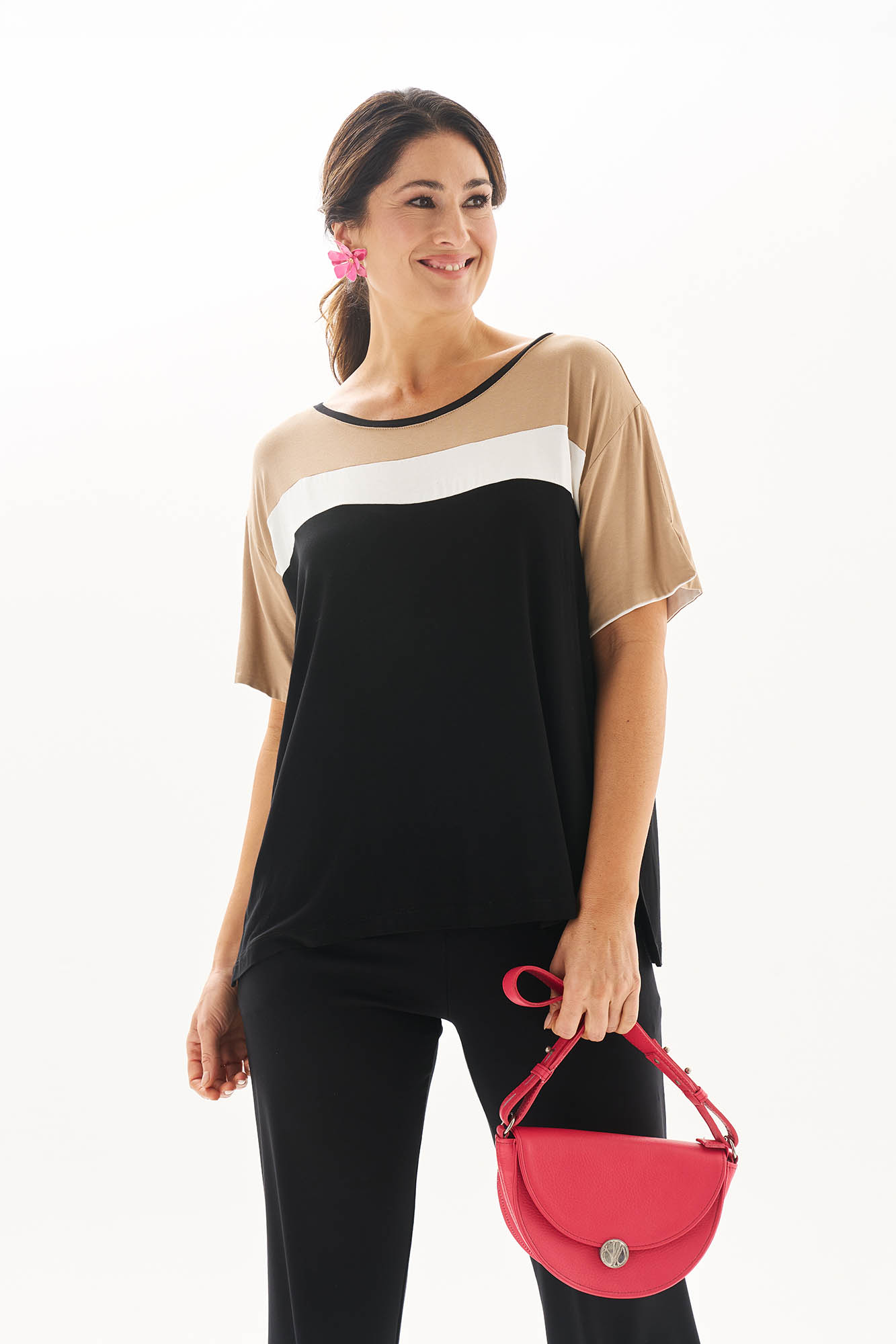 REMERA CAMILA COMBINADA
